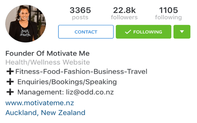 Instagram profili business 