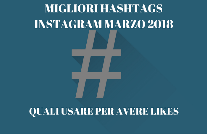 migliori hashtag Instagram